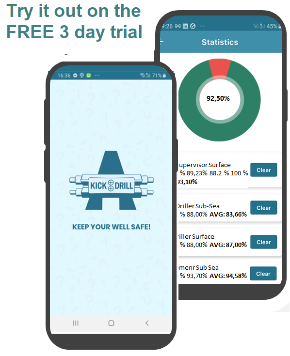 Kickdrill app for Kick Control learnign